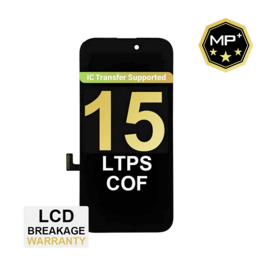 LTPS InCell LCD Assembly for iPhone 15 - Black
