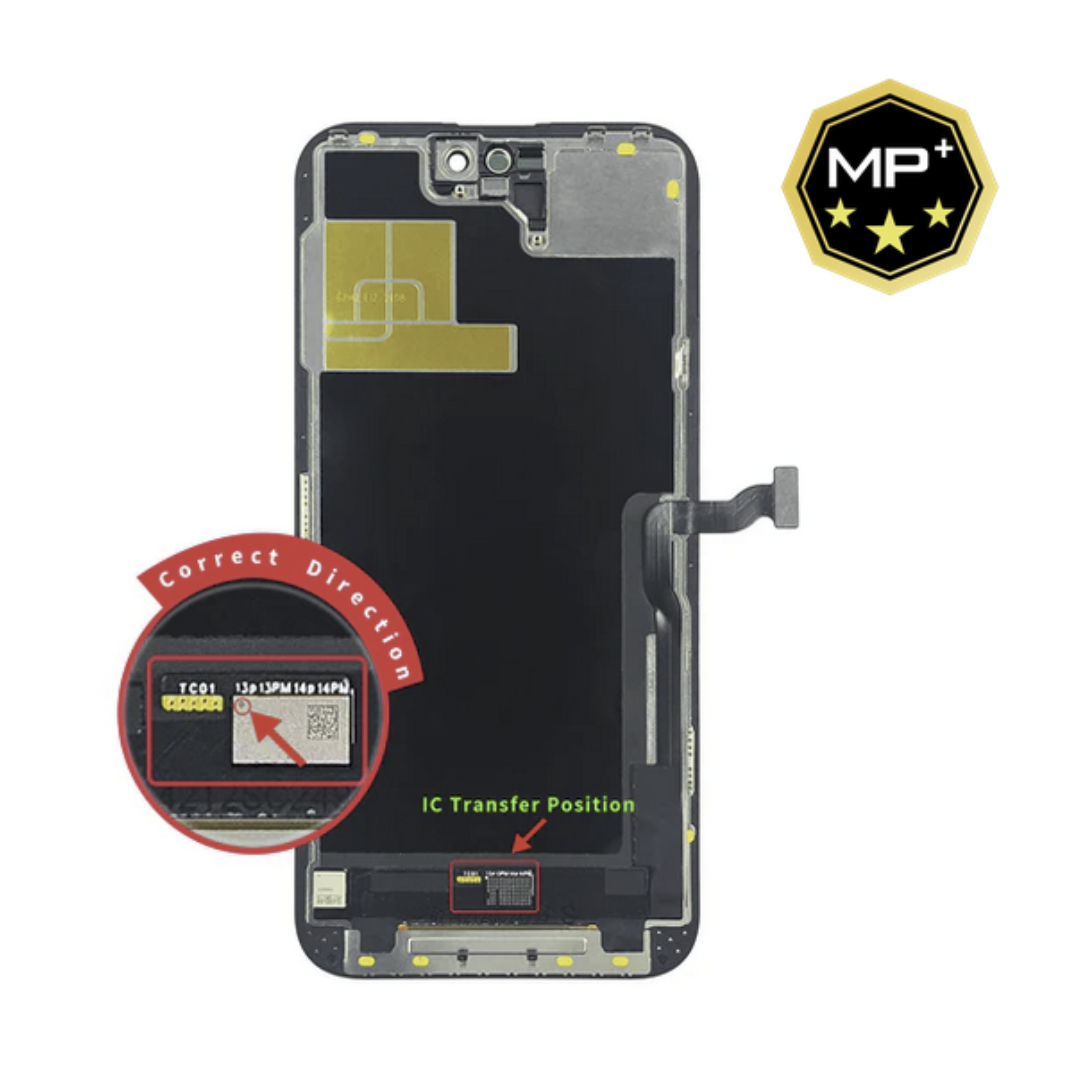 LTPS InCell LCD Assembly for iPhone 14 Pro Max - Black (80 Hz)