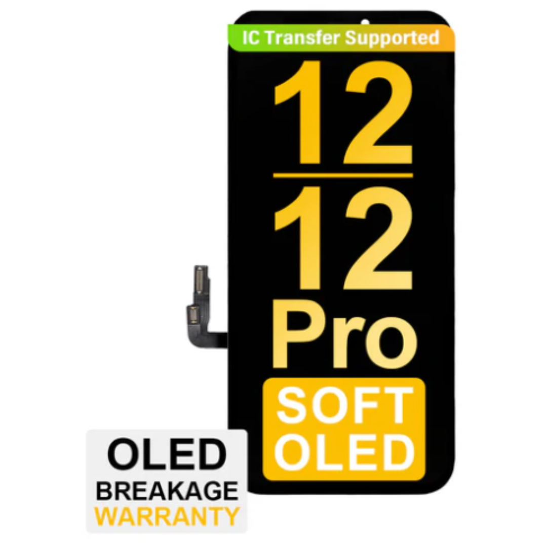 Soft OLED Assembly-iPhone 12/12 Pro-Black