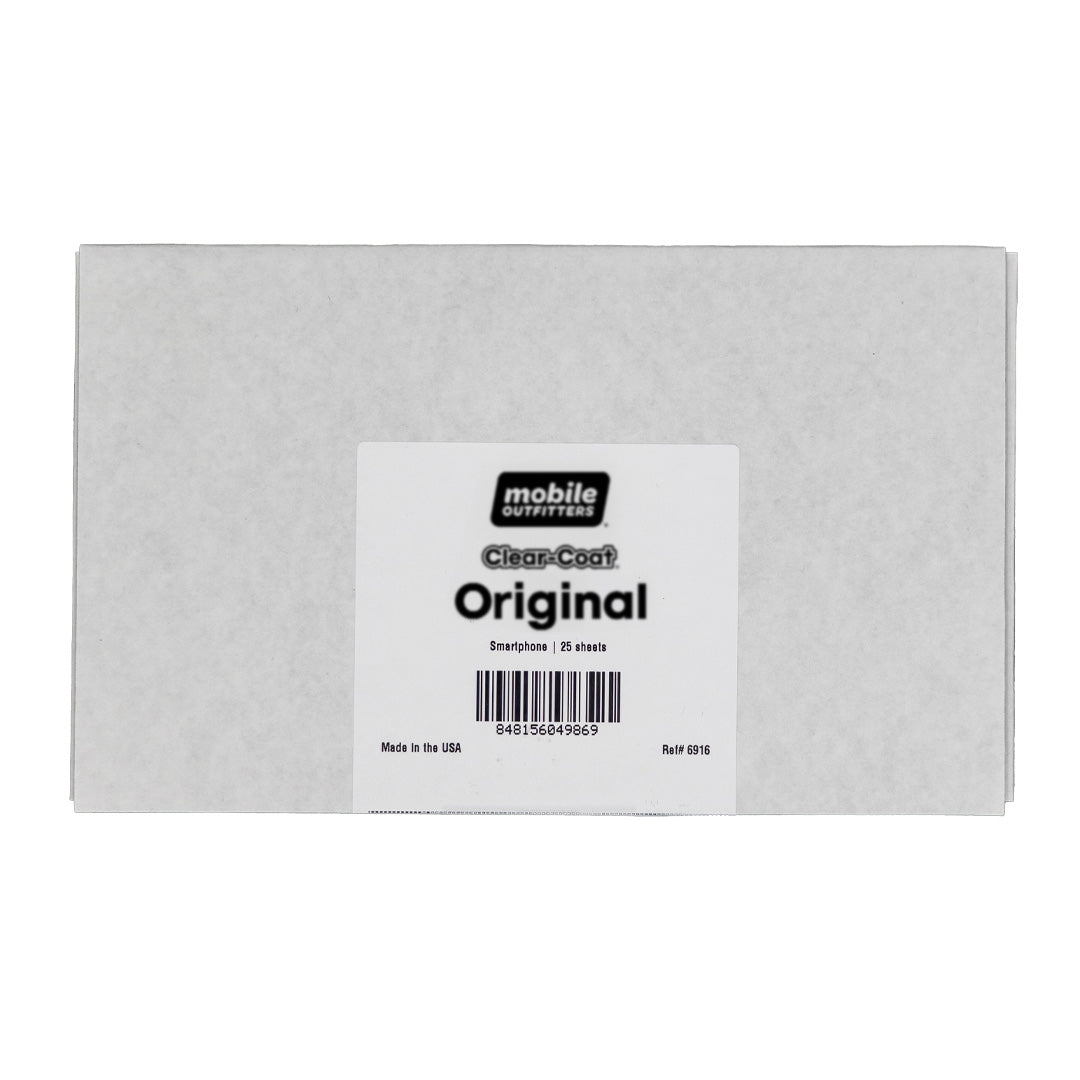 Mobile Outftters RapidCut Sheet | Smartphone | Original Clear | 25 Sheets Per Box