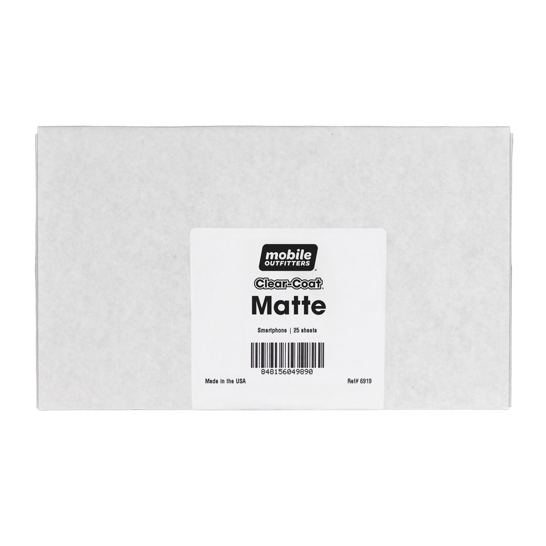 Mobile Outftters RapidCut Sheet | Smartphone | Matte | 25 Sheets Per Box